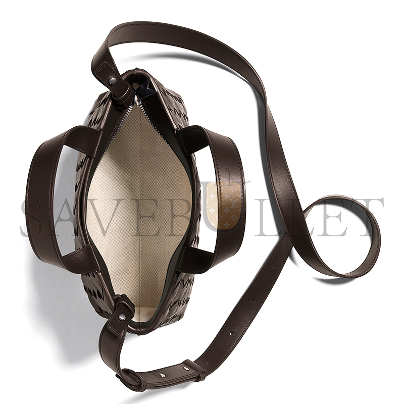 BOTTEGA VENETA MINI INTRECCIATO ZIPPED TOTE 855504V2HL12166 (27*18*10cm)